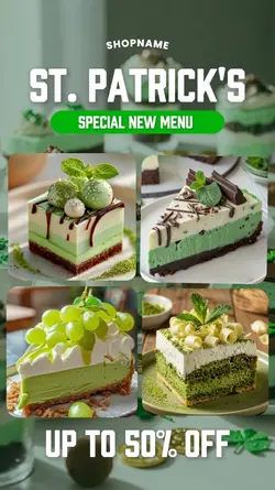 patrick's menu