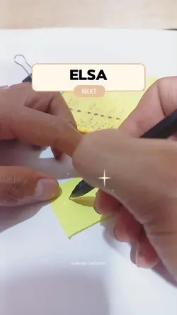 nulis nama ELSA