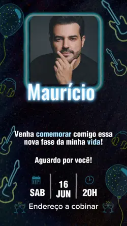 Convite Editável 