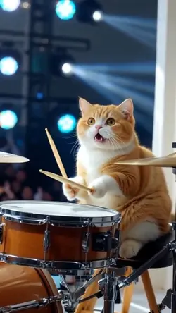 Pet drummer