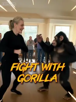 Gorilla fight