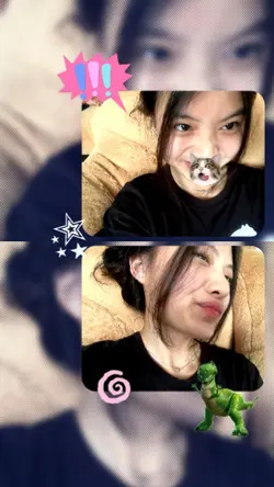 frame cute 2 photos