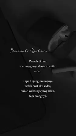 Pernah Sabar