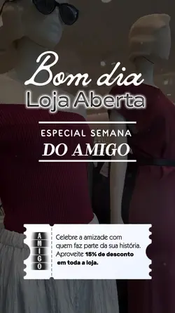 Dia do amigo loja 