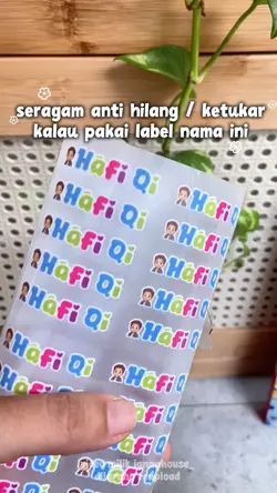 label nama seragam