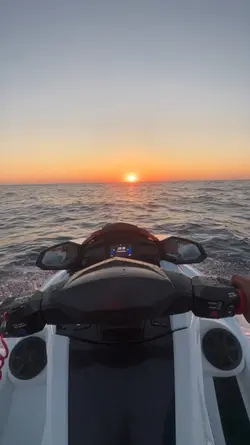 The sunset is perfec
