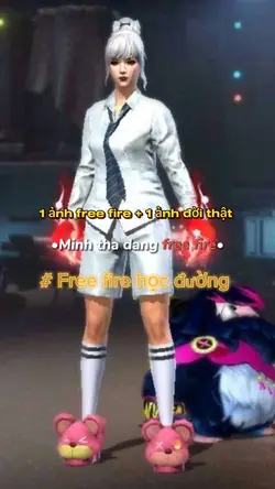 1 ảnh ff+1 ảnh thật
