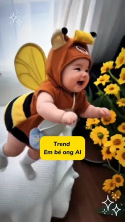 Em bé ong 
