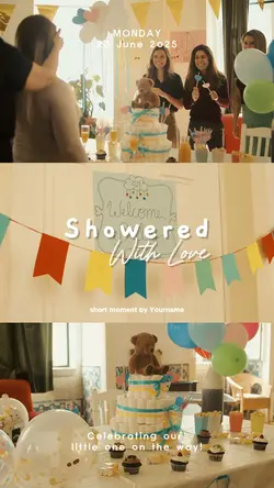 Baby shower moment
