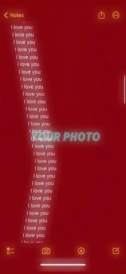 I love you <3