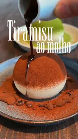 Tiramisu ao molho