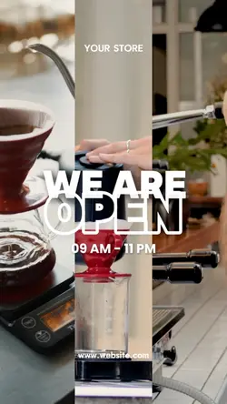 We Are Open