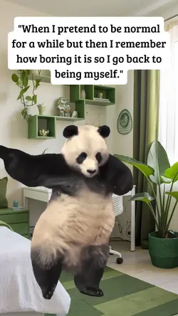 dancing panda
