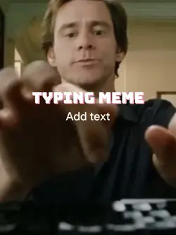Typing meme