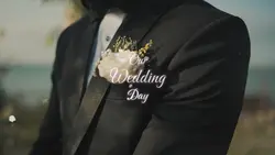 Our wedding day