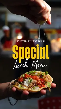 Special Lunch Menu