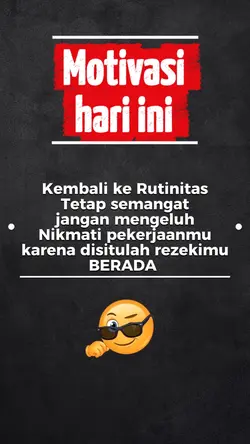 Kembali ke Rutinitas