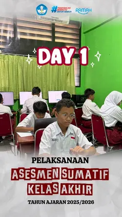 Day 1 Ujian Sekolah