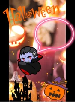 推しのハロウィンホラー加工に