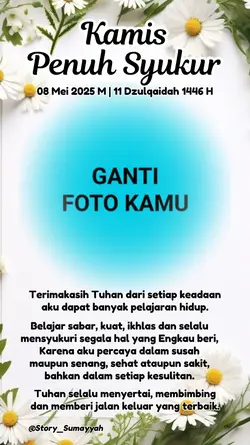 Kamis Penuh Syukur