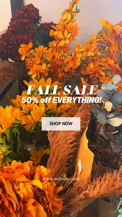 Fall Sale 50%off ads