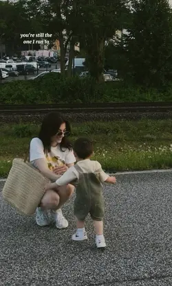 mom and son
