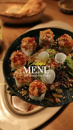 Food Menu Cutout