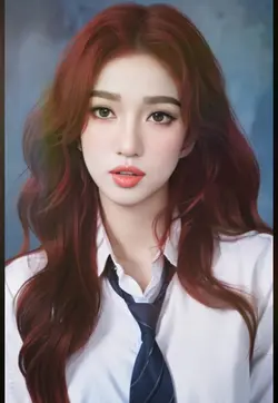 Korean girl and boy