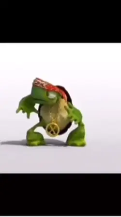 Turtle rapping meme