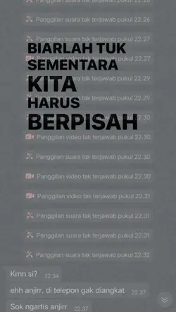 harus berpisah|