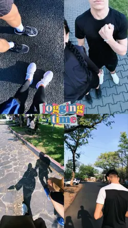 jogging