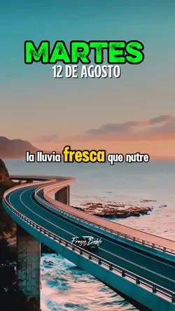 Martes 12 de Agosto