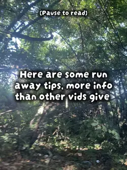 Run away tips ⋆⁺₊⋆ ☾