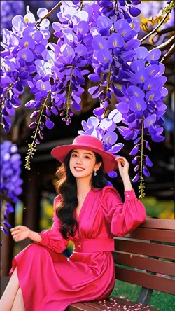 In the flowers