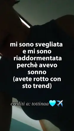 mi sono svegliata e 