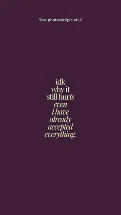 accepted everything