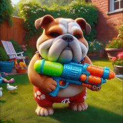Water fight 