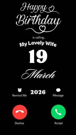 HBD Wife | 19 March