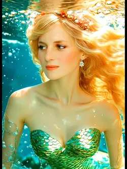 Mermaid lady Diana 