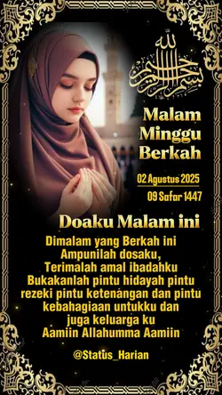 doaku malam Minggu