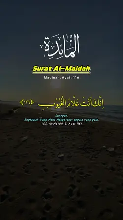 surat al maidah116
