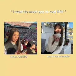Meet you in person 