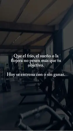 Hoy se entrena