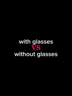 W/out glasses u
