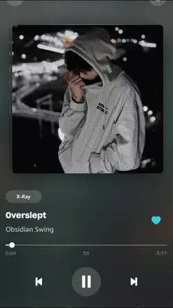 overslept 