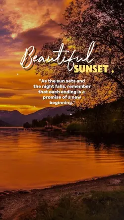 Beautiful sunset