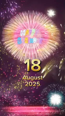 hbd 18 August 2025