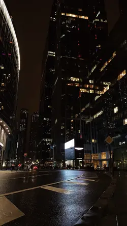 city scape night