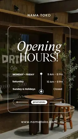 story : opening hour