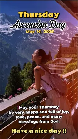 Thursday 14 May 2026
